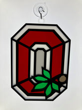 Load image into Gallery viewer, Handcrafted Ohio State Suncatcher Fan Decor