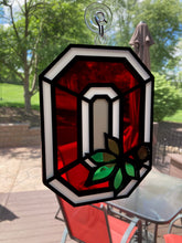 Load image into Gallery viewer, Handcrafted Ohio State Suncatcher Fan Decor