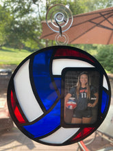 Load image into Gallery viewer, Volleyball Suncatcher with Built-In Picture Frame