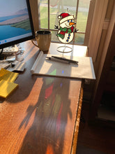 Load image into Gallery viewer, Handcrafted Snowman Sun Catcher