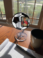 Load image into Gallery viewer, Soccer Suncatcher with Built-In Picture Frame