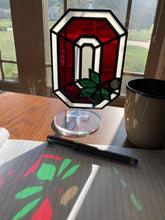 Load image into Gallery viewer, Handcrafted Ohio State Suncatcher Fan Decor