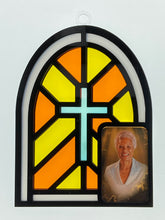 Load image into Gallery viewer, Stained Glass Styled Acrylic Suncatcher with Built-In Picture Frame