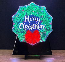 Load image into Gallery viewer, Christmas Wreath Light Display