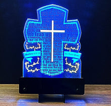 Load image into Gallery viewer, Prayer Cross Light Display