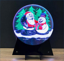 Load image into Gallery viewer, Santa Globe Light Display