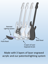 Load image into Gallery viewer, Acoustic Guitar Light Display