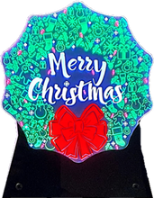 Load image into Gallery viewer, Christmas Wreath Light Display