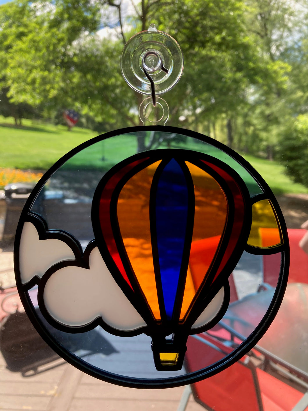 Handcrafted Hot Air Balloon Sun Catcher