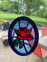 Load image into Gallery viewer, Handcrafted Rose Suncatcher
