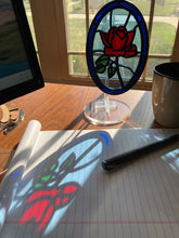 Load image into Gallery viewer, Handcrafted Rose Suncatcher
