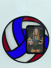 Load image into Gallery viewer, Volleyball Suncatcher with Built-In Picture Frame
