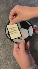 Load and play video in Gallery viewer, Football Suncatcher with Built-In Picture Frame
