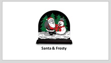 Load image into Gallery viewer, Santa &amp; Frosty
