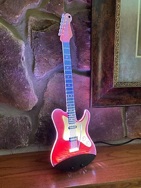 Electric Guitar Light Display