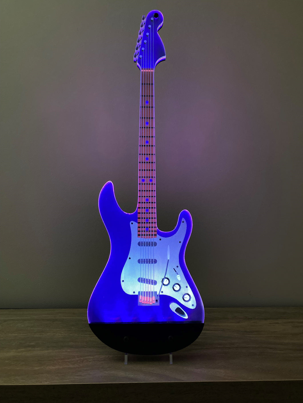 Electric Guitar #1 Light Display - Inspired by the Fender Stratocaster